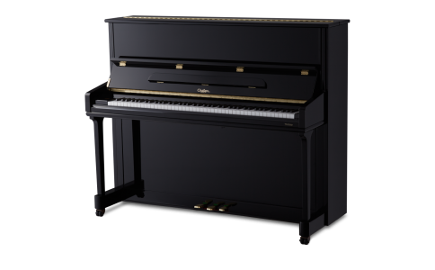 查伦·立式钢琴·V6—EBHP黑色亮光（121CM）